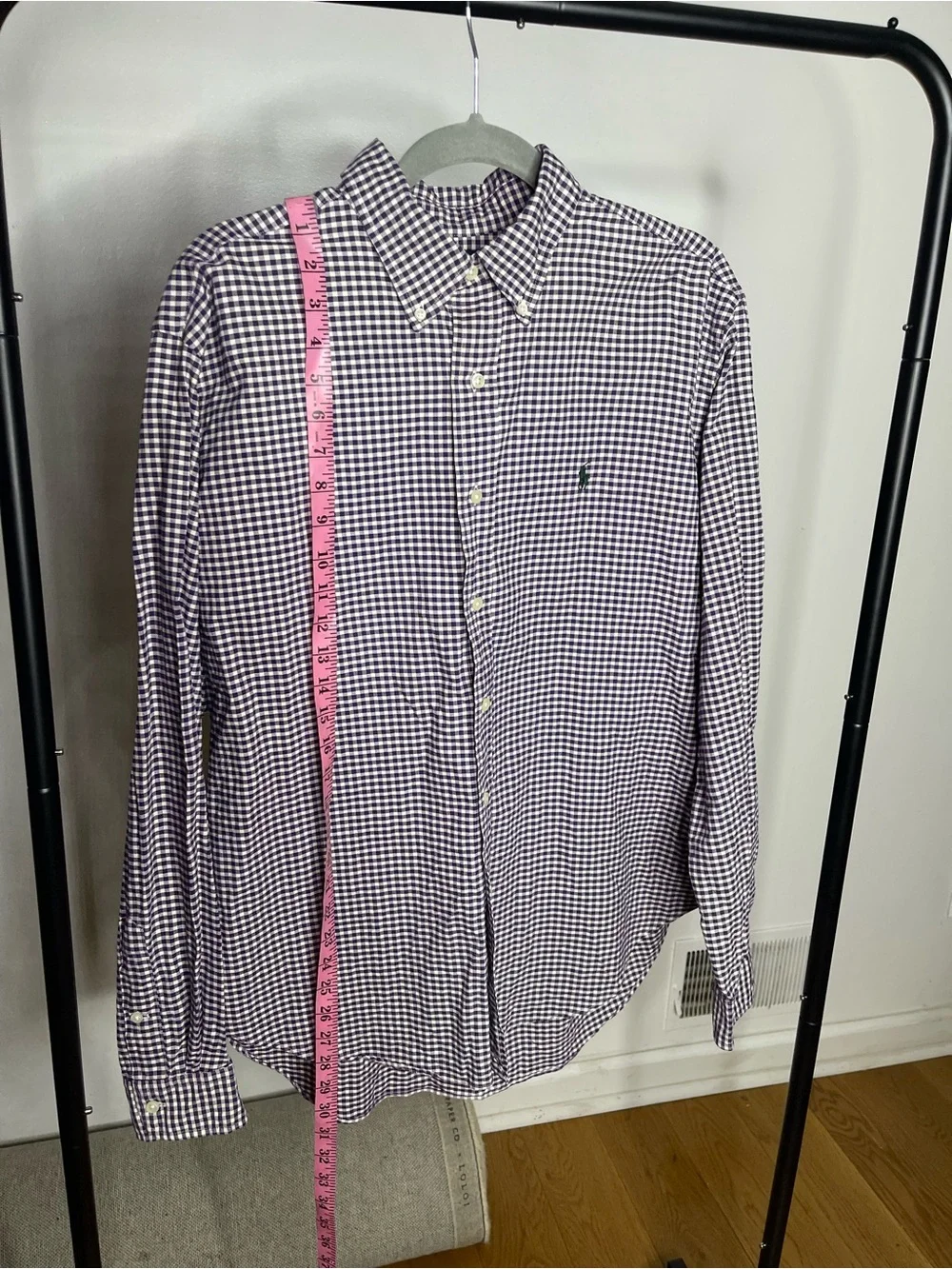 Polo by Ralph Lauren Purple Gingham Button-Down Shirt